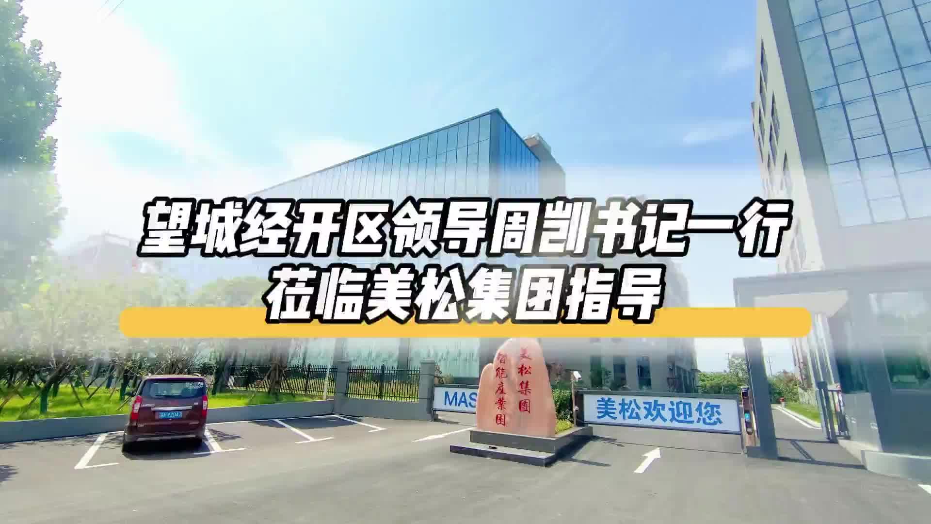 望城經開區領導蒞臨美松集團智能產業園